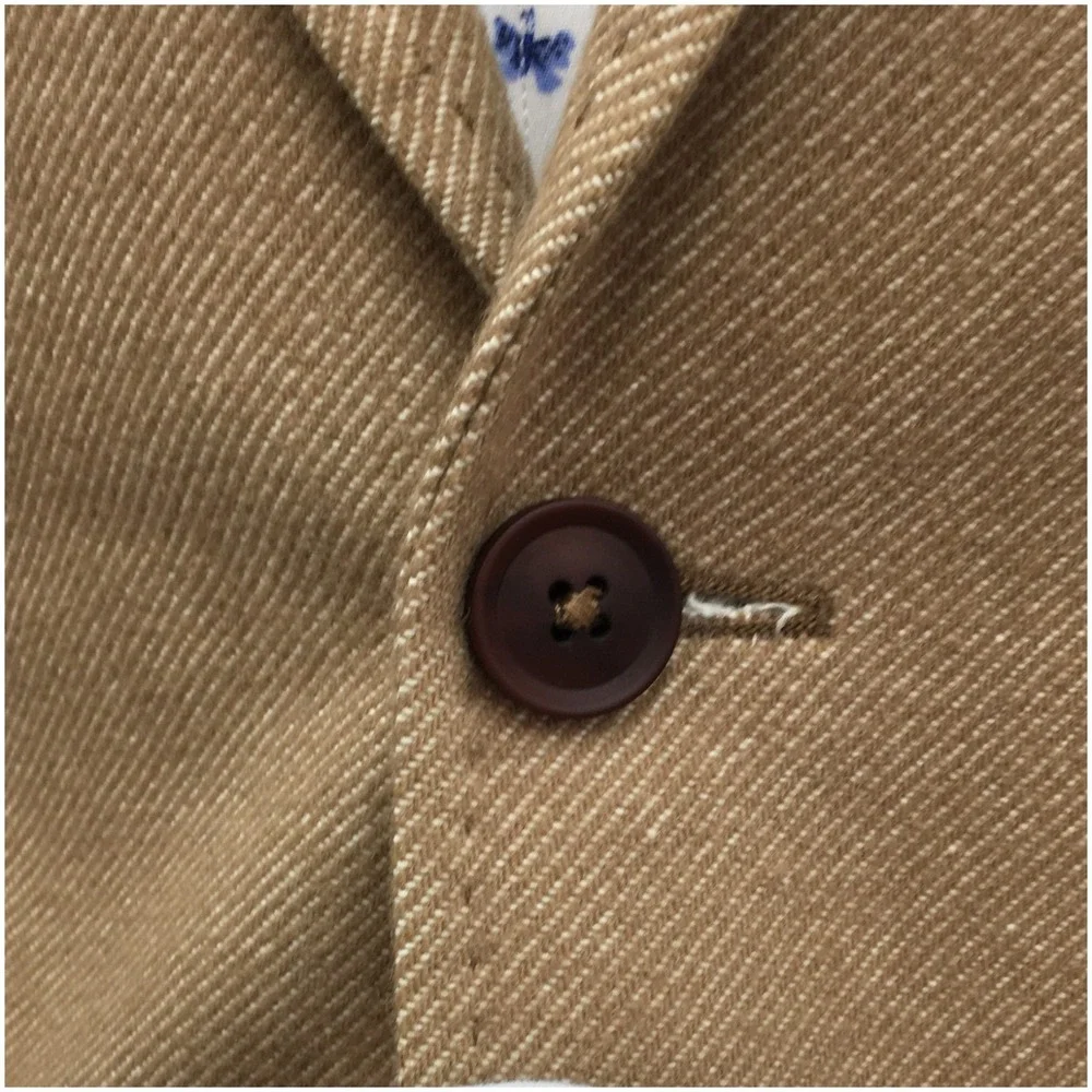 HUGO BOSS Mens Wool Cotton Blazer Sport Coat Casual Jacket Size 42R MILES4 Suit